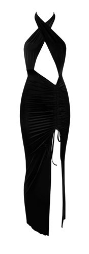 BLACK "MELANIE" DRESS